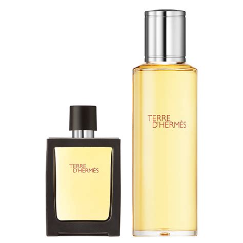 terre d hermes refillable|terre d hermes refill bottle.